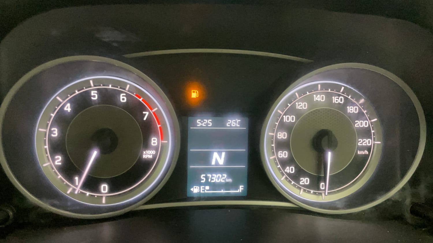 Used 2019 Maruti Suzuki Dzire ZXi AMT Petrol Automatic interior CLUSTERMETER VIEW