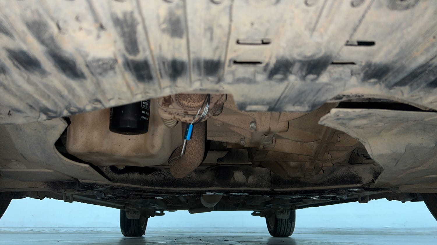 Used 2020 Maruti Suzuki Ciaz Alpha Hybrid 1.5 Petrol Manual extra FRONT LEFT UNDERBODY VIEW