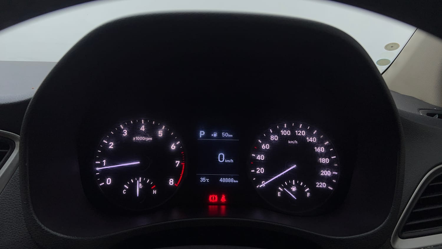 Used 2017 Hyundai Verna SX (O) 1.6 VTVT AT Petrol Automatic interior CLUSTERMETER VIEW