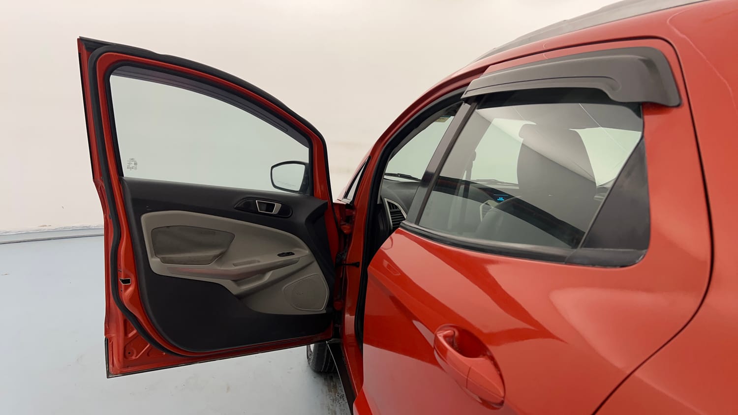 Used 2016 Ford EcoSport Titanium 1.5L TDCi Diesel Manual interior LEFT FRONT DOOR OPEN VIEW