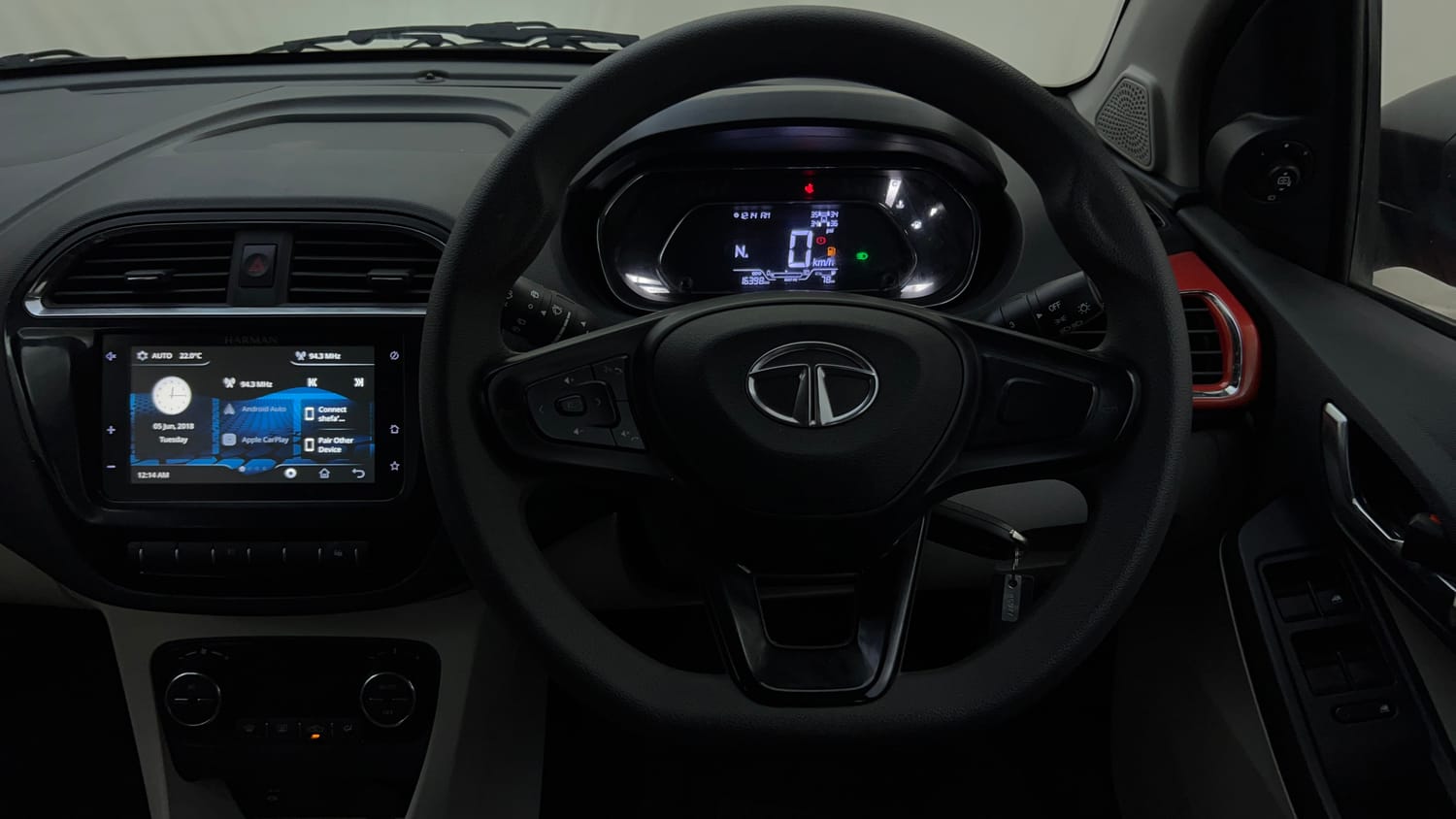 Used 2023 Tata Tiago XZA Plus Petrol Automatic interior STEERING VIEW