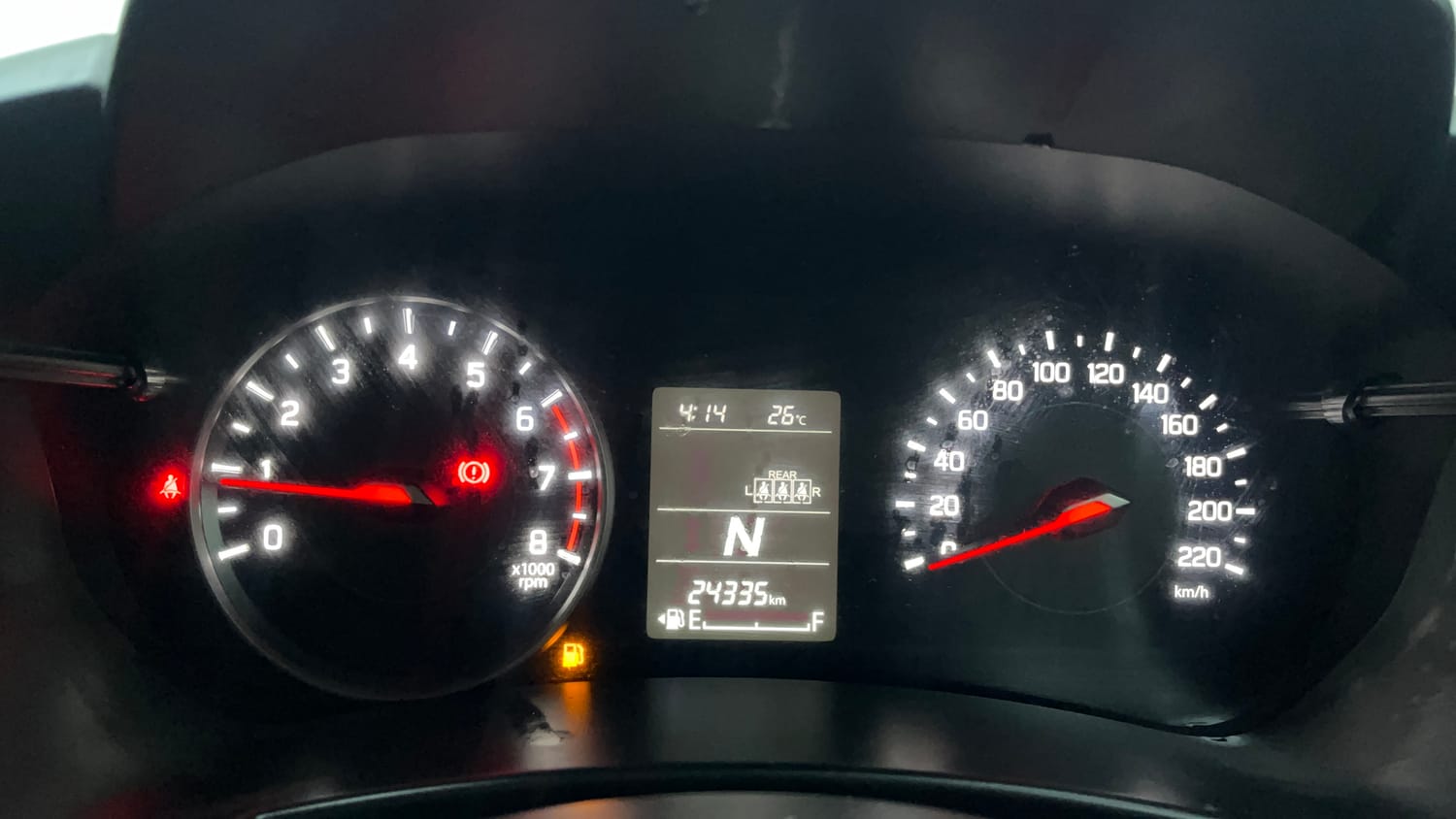 Used 2025 Maruti Suzuki Swift VXi (O) AMT Petrol Automatic interior CLUSTERMETER VIEW