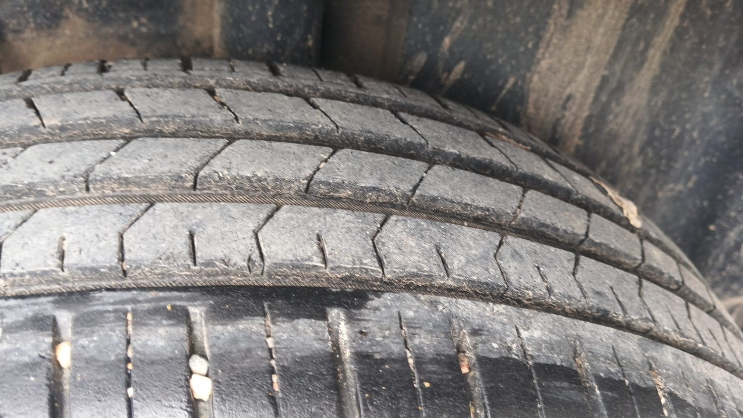 Used 2022 Tata Punch Creative MT Petrol Manual tyres LEFT REAR TYRE TREAD VIEW