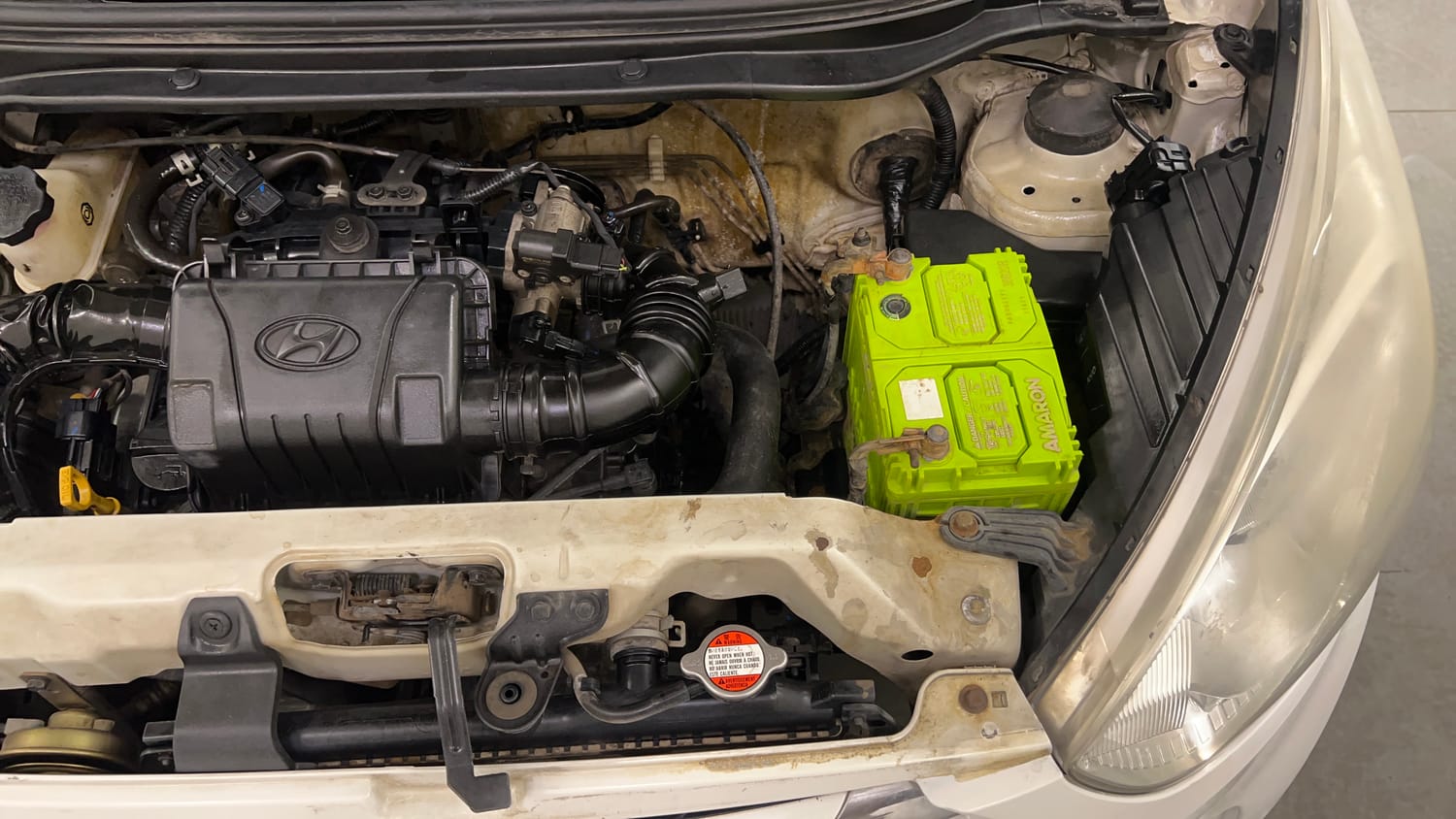 Used 2018 Hyundai Eon Era + Petrol Manual engine ENGINE LEFT SIDE VIEW
