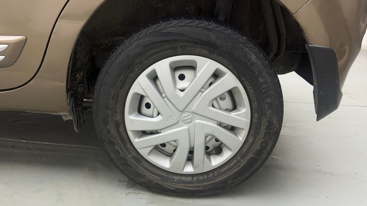 Used 2022 Maruti Suzuki Wagon R LXI 1.0 CNG Cng Manual tyres LEFT REAR TYRE RIM VIEW