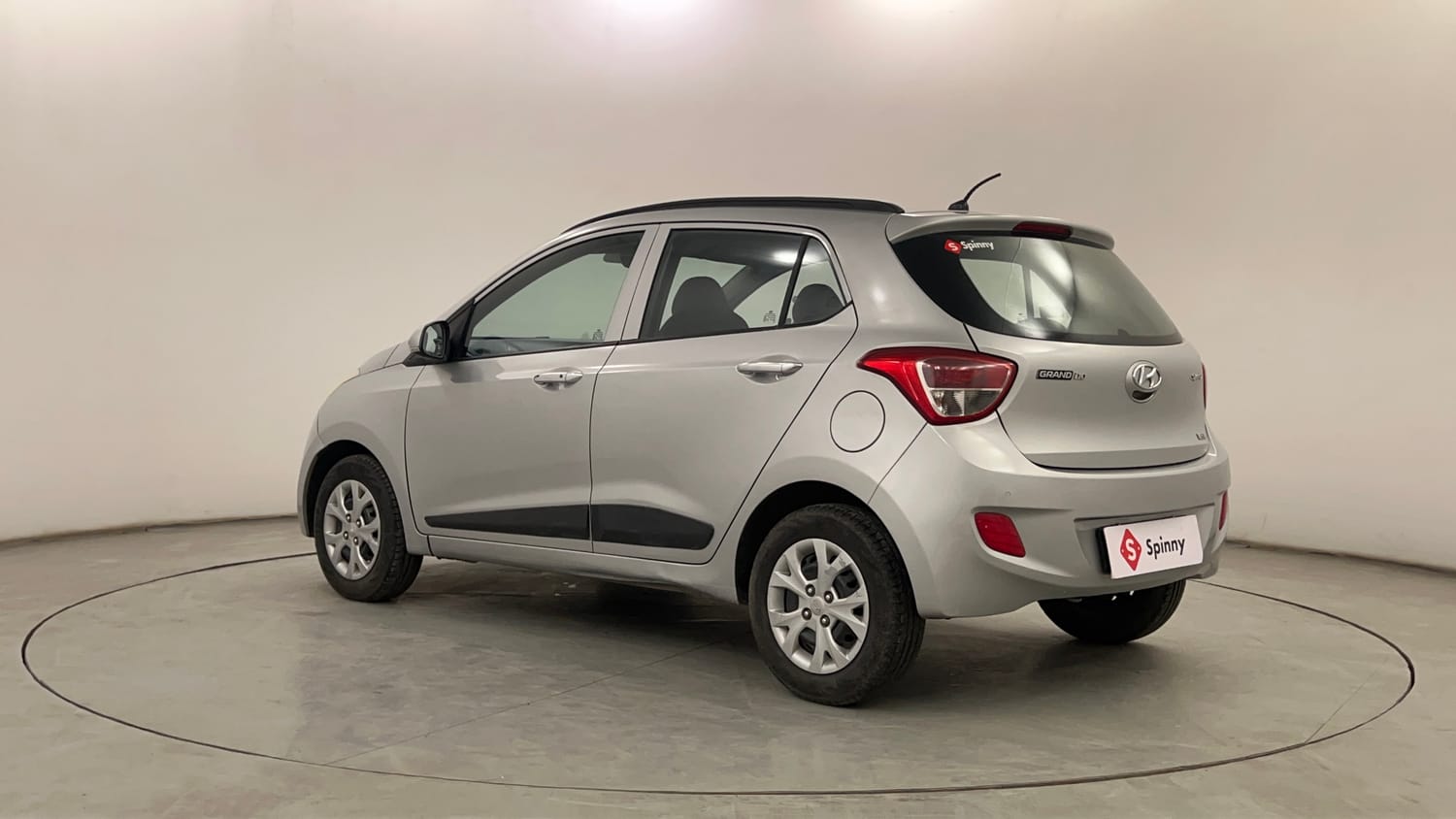 Used 2014 Hyundai Grand i10 Sportz 1.2 Kappa VTVT Petrol Manual exterior LEFT REAR CORNER VIEW