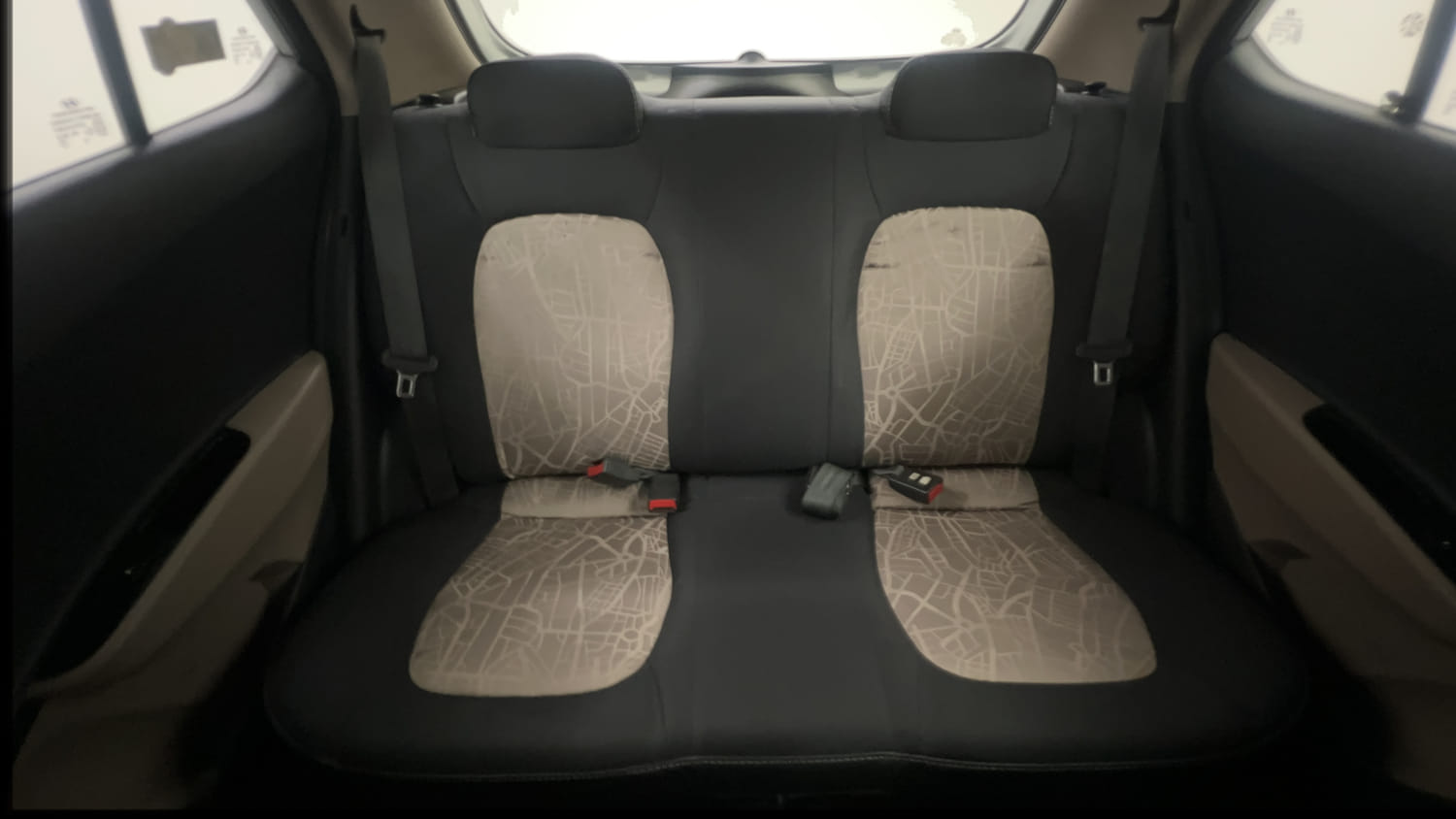 Used 2014 Hyundai Grand i10 Sportz 1.2 Kappa VTVT Petrol Manual interior REAR SEAT CONDITION VIEW