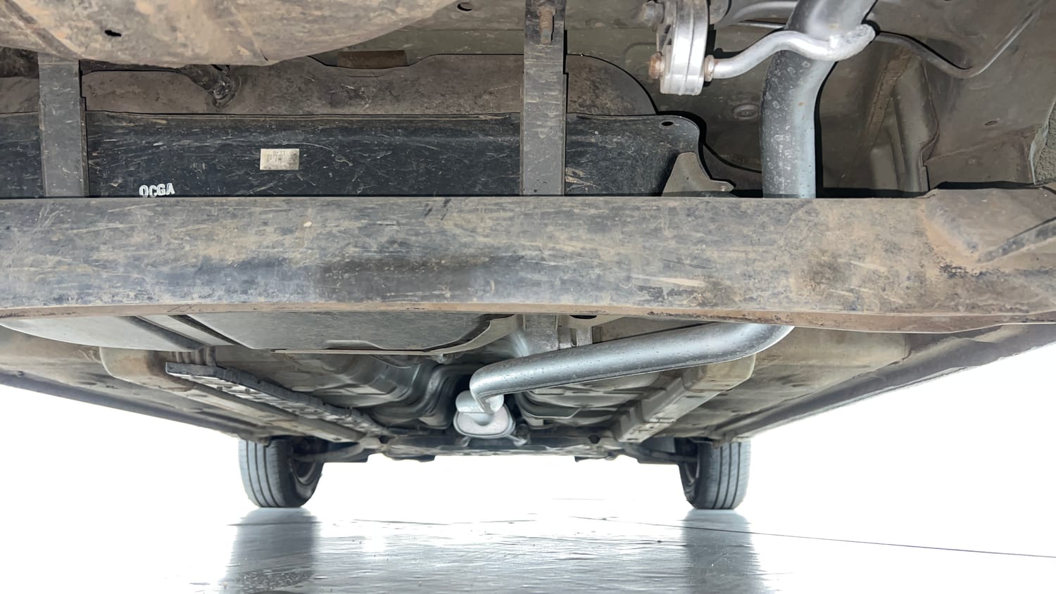 Used 2019 Hyundai Grand i10 Magna 1.2 Kappa VTVT Petrol Manual extra REAR UNDERBODY VIEW (TAKEN FROM REAR)