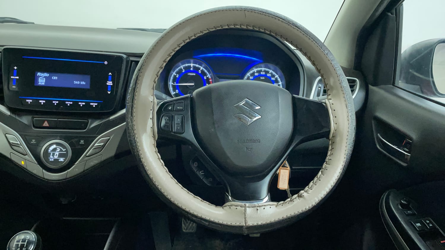 Used 2019 Maruti Suzuki Baleno Delta MT Petrol Manual interior STEERING VIEW