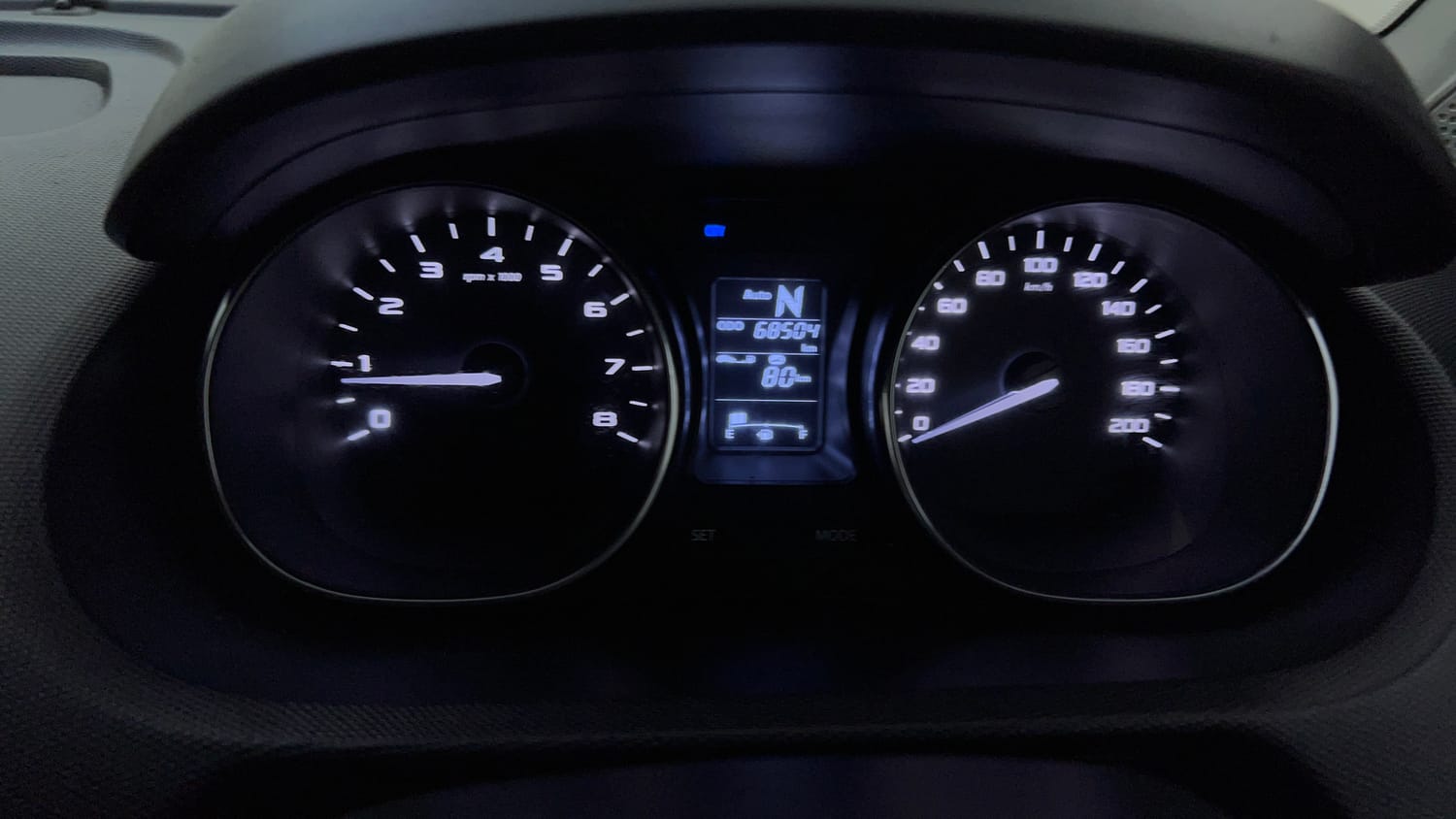 Used 2019 Tata Tiago Revotron XZA Plus Petrol Automatic interior CLUSTERMETER VIEW