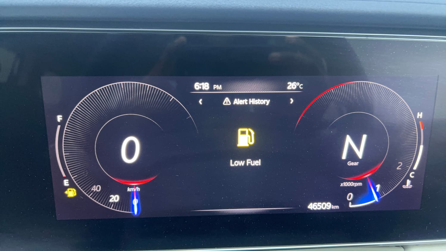 Used 2022 Mahindra XUV700 AX 5 Petrol MT 7 STR Petrol Manual interior CLUSTERMETER VIEW