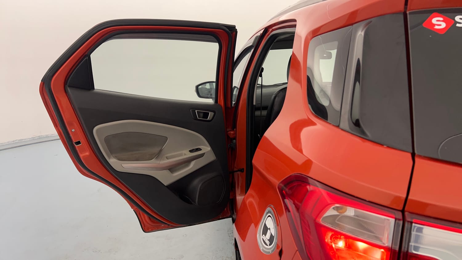 Used 2016 Ford EcoSport Titanium 1.5L TDCi Diesel Manual interior LEFT REAR DOOR OPEN VIEW
