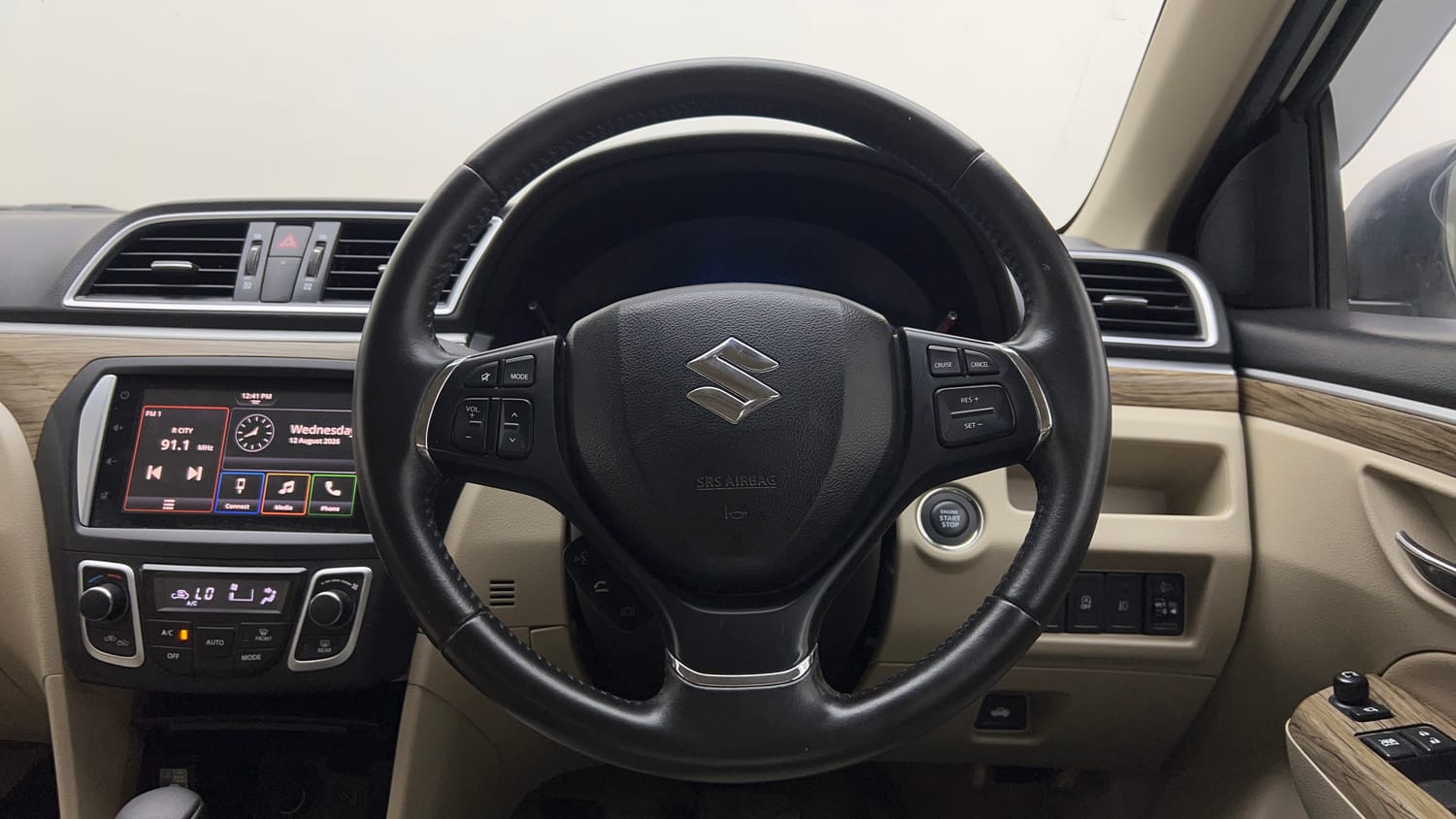 Used 2022 Maruti Suzuki Ciaz Alpha 1.5 AT Petrol Automatic interior STEERING VIEW