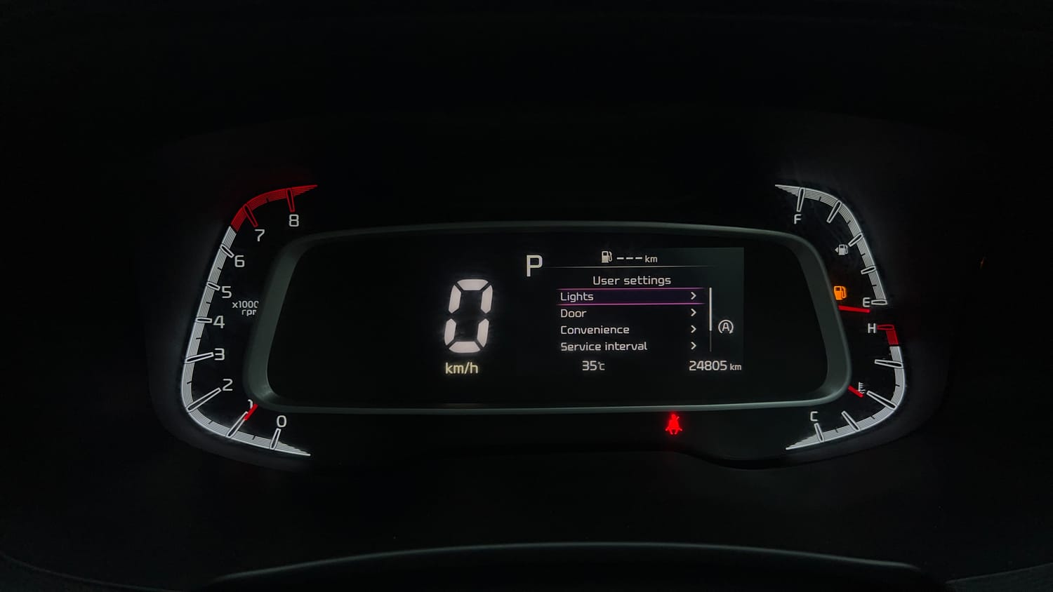 Used 2023 Kia Sonet HTX 1.0 DCT Petrol Automatic interior CLUSTERMETER VIEW