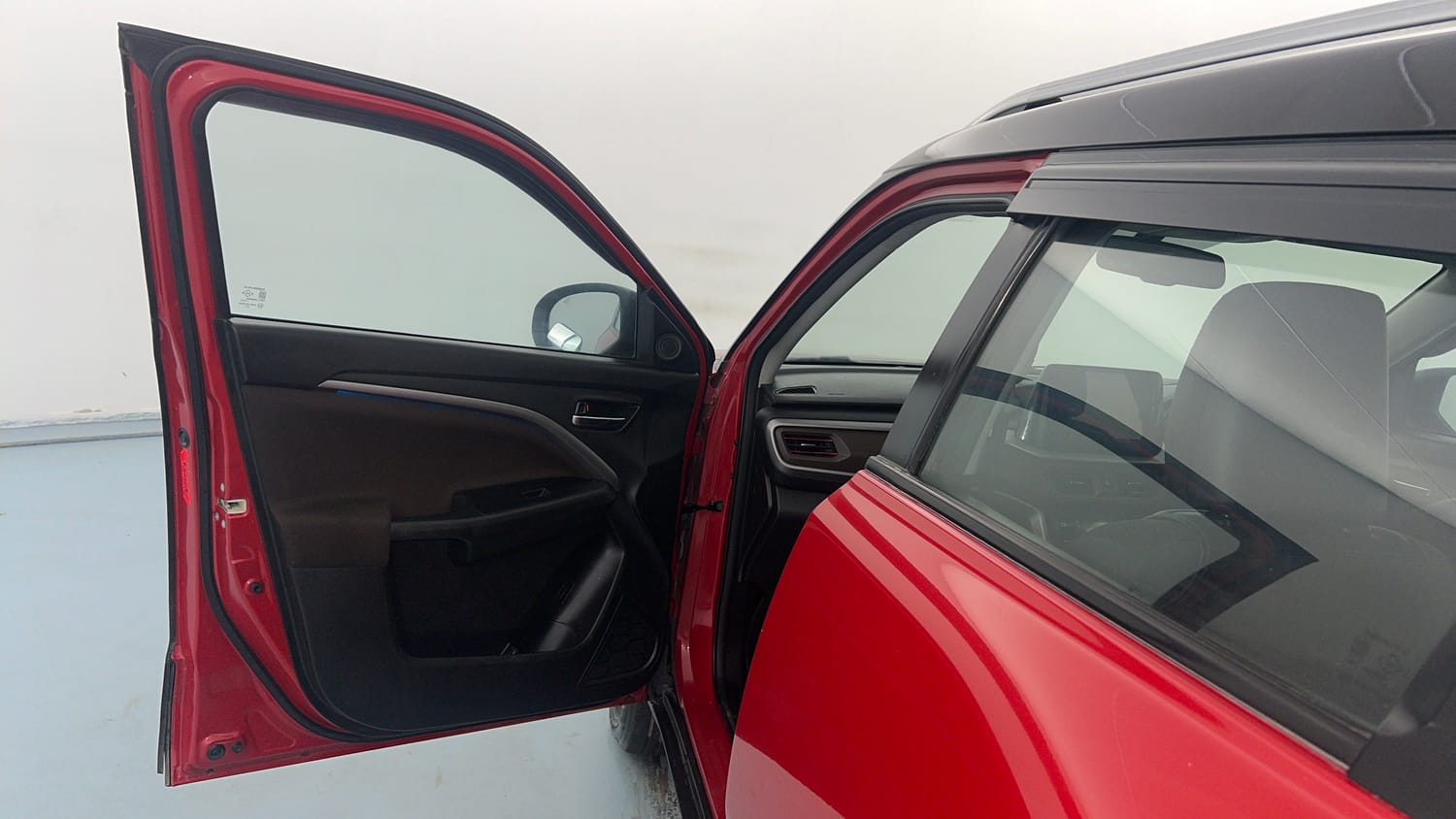 Used 2022 Maruti Suzuki Brezza Zxi Plus Dual Tone Petrol Manual interior LEFT FRONT DOOR OPEN VIEW