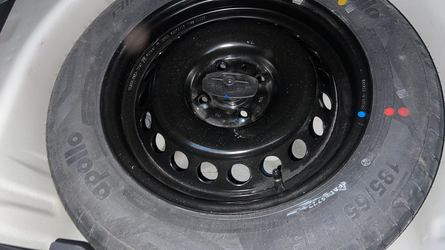 Used 2022 Maruti Suzuki Baleno Delta MT Petrol Manual tyres SPARE TYRE VIEW