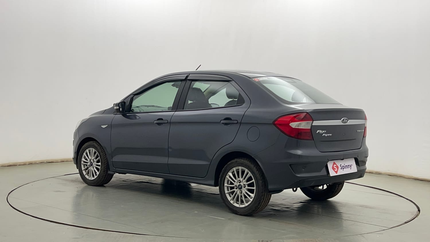 Used 2019 Ford Figo Aspire Titanium Plus 1.2 Ti-VCT Petrol Manual exterior LEFT REAR CORNER VIEW
