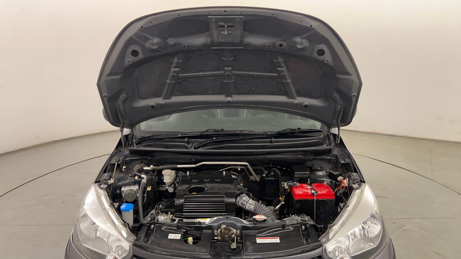Used 2016 Maruti Suzuki Celerio VXi AMT Petrol Automatic engine ENGINE & BONNET OPEN FRONT VIEW