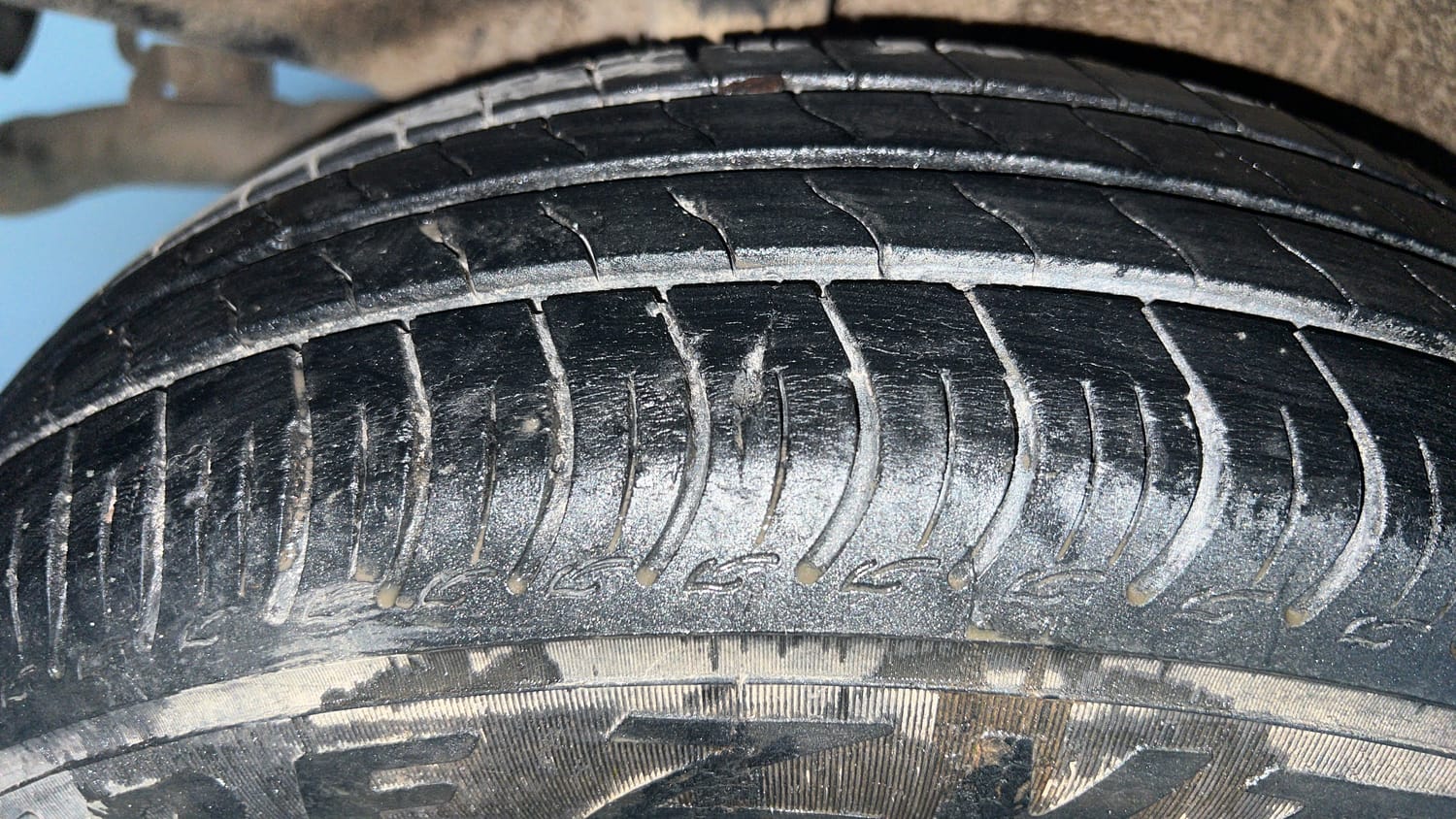 Used 2023 Maruti Suzuki Wagon R VXI 1.0 Petrol Manual tyres RIGHT REAR TYRE TREAD VIEW