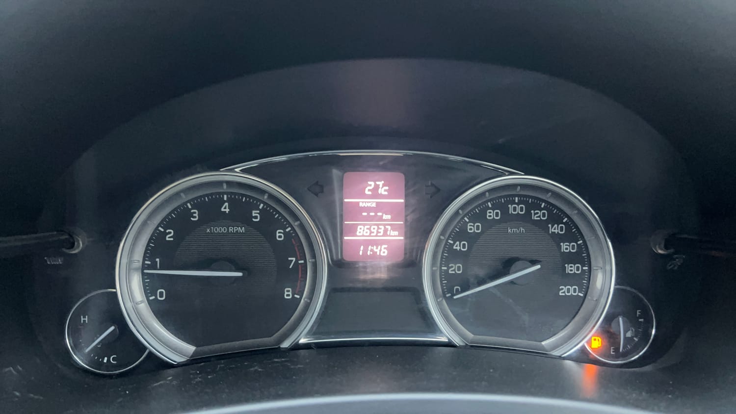 Used 2017 Maruti Suzuki Ciaz ZXI+ Petrol Manual interior CLUSTERMETER VIEW