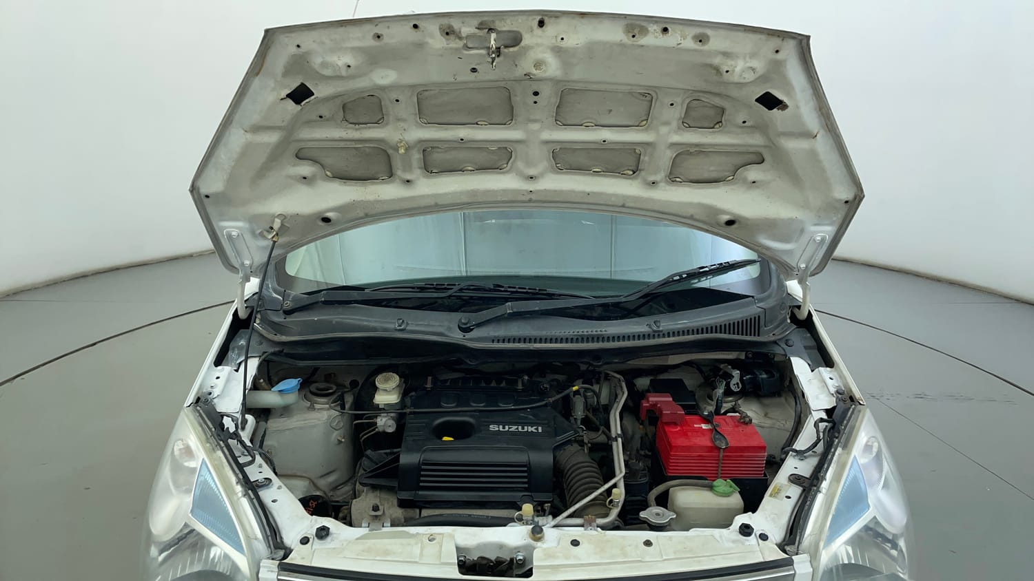 Used 2013 Maruti Suzuki Wagon R LXI Petrol Manual engine ENGINE & BONNET OPEN FRONT VIEW