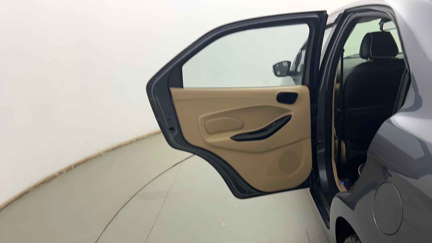 Used 2019 Ford Figo Aspire Titanium Plus 1.2 Ti-VCT Petrol Manual interior LEFT REAR DOOR OPEN VIEW