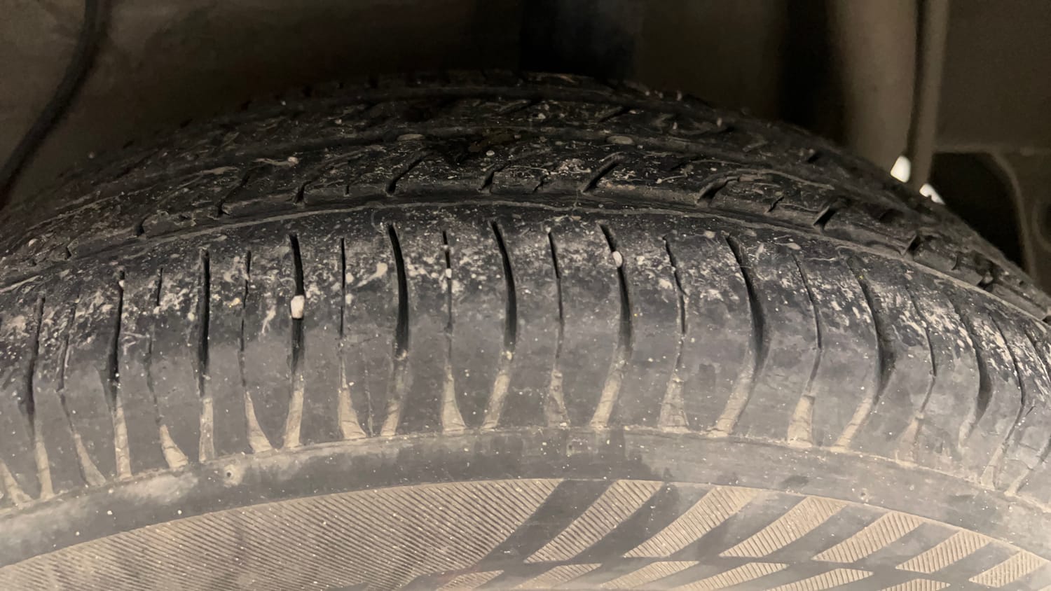 Used 2016 Maruti Suzuki Celerio VXi AMT Petrol Automatic tyres LEFT REAR TYRE TREAD VIEW