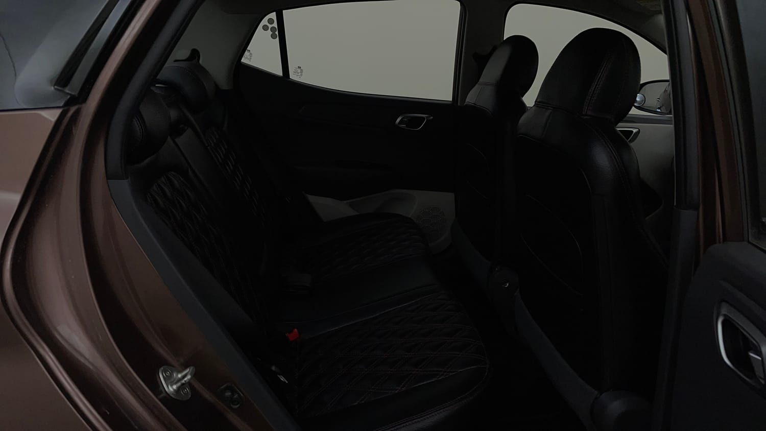 Used 2020 Hyundai Aura SX Plus 1.2 AMT Petrol Petrol Automatic interior RIGHT SIDE REAR DOOR CABIN VIEW