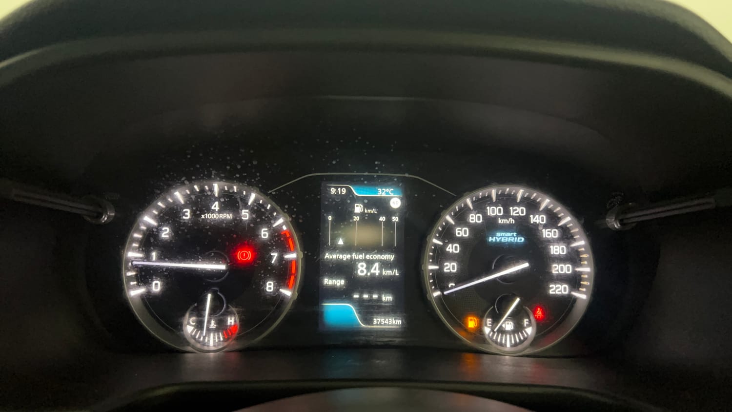 Used 2022 Maruti Suzuki Brezza Zxi Plus Dual Tone Petrol Manual interior CLUSTERMETER VIEW