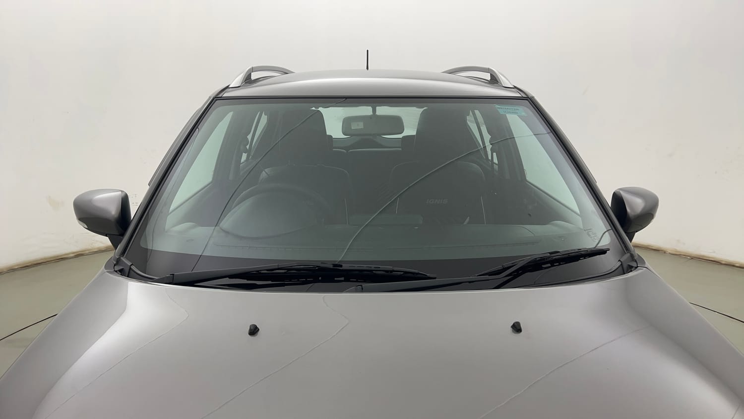 Used 2022 Maruti Suzuki Ignis Delta 1.2 MT Petrol Manual exterior FRONT WINDSHIELD VIEW
