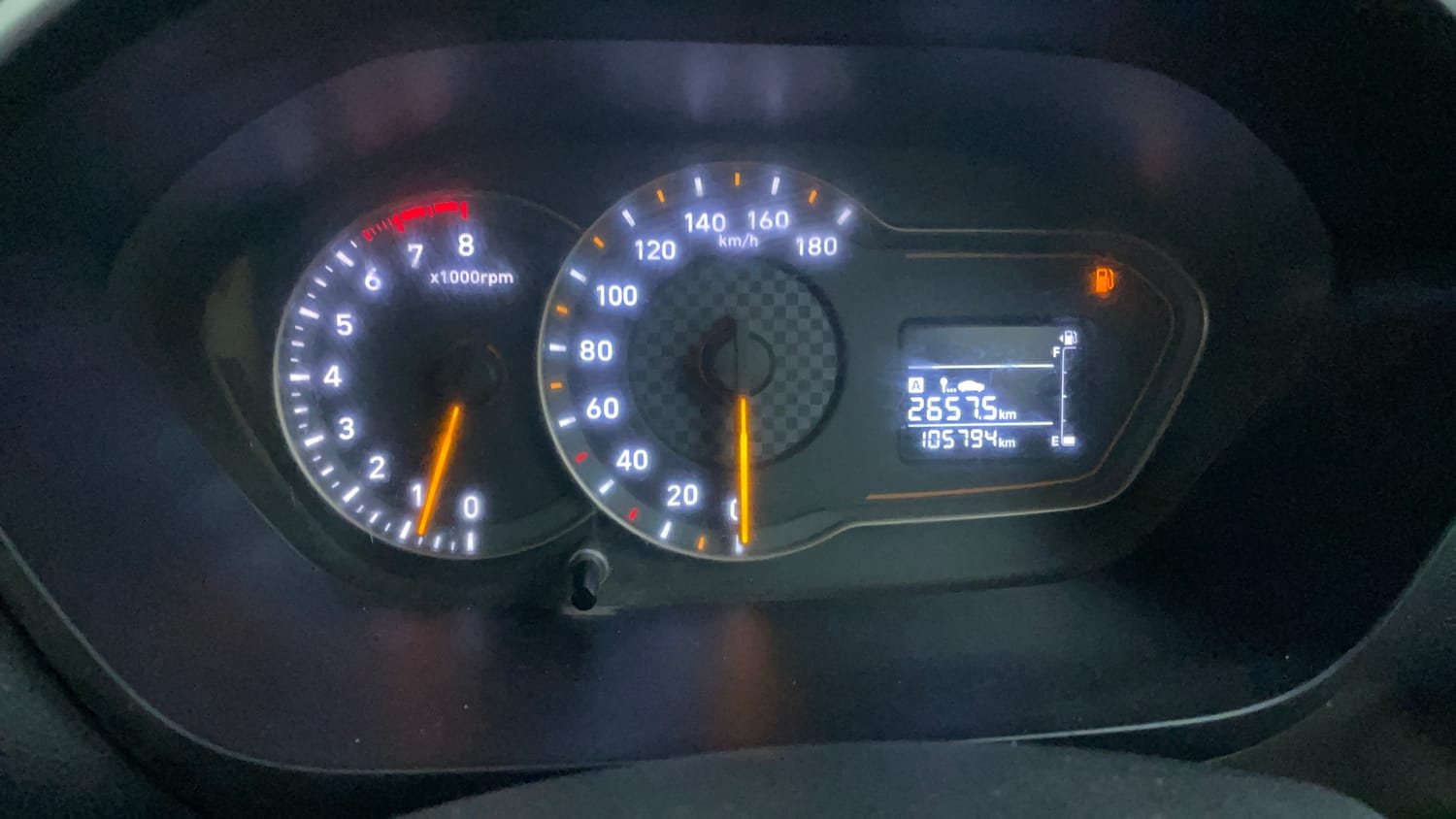 Used 2020 Hyundai Santro Sportz Petrol Manual interior CLUSTERMETER VIEW