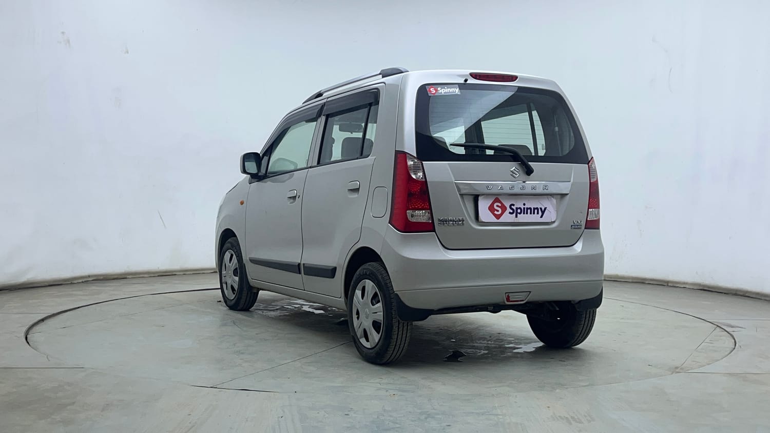 Used 2019 Maruti Suzuki Wagon R 1.0 VXI AMT (O) Petrol Automatic exterior LEFT REAR CORNER VIEW