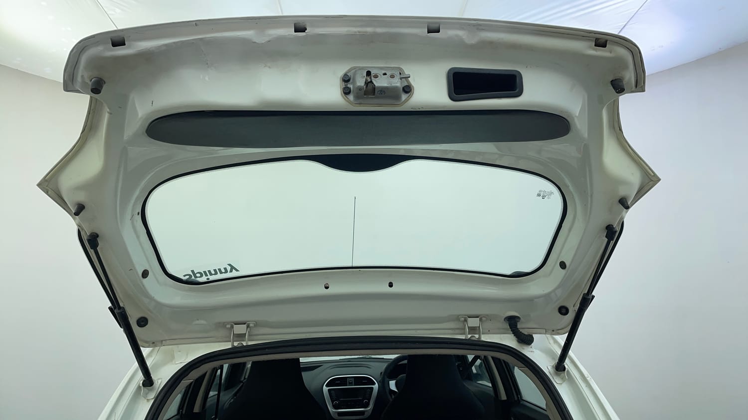 Used 2016 Tata Tiago Revotron XT Petrol Manual interior DICKY DOOR OPEN VIEW
