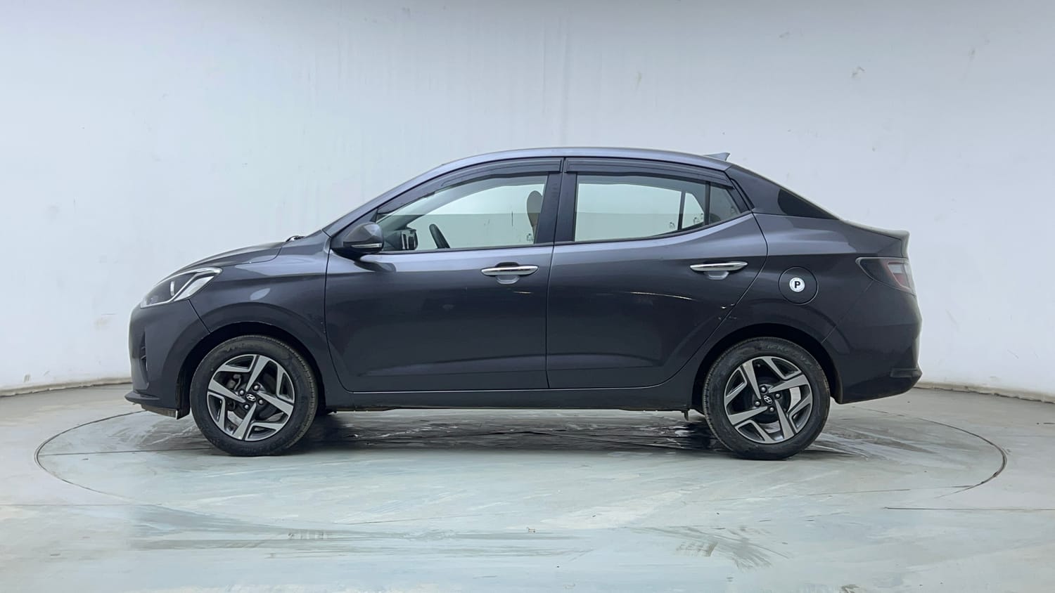 Used 2020 Hyundai Aura SX 1.2 (O) Petrol Petrol Manual exterior LEFT SIDE VIEW