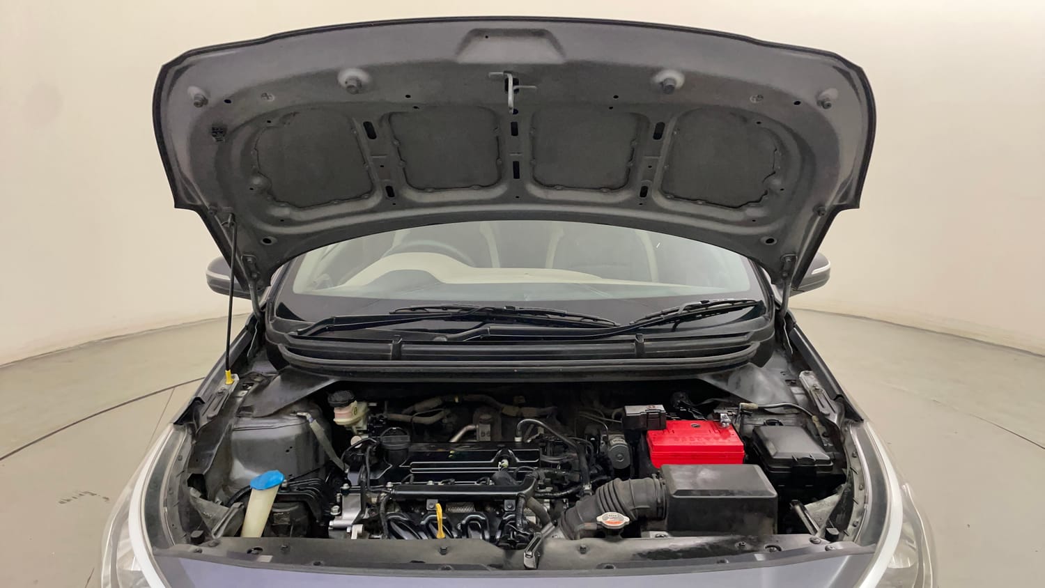 Used 2017 Hyundai Elite i20 Asta 1.2 Petrol Manual engine ENGINE & BONNET OPEN FRONT VIEW