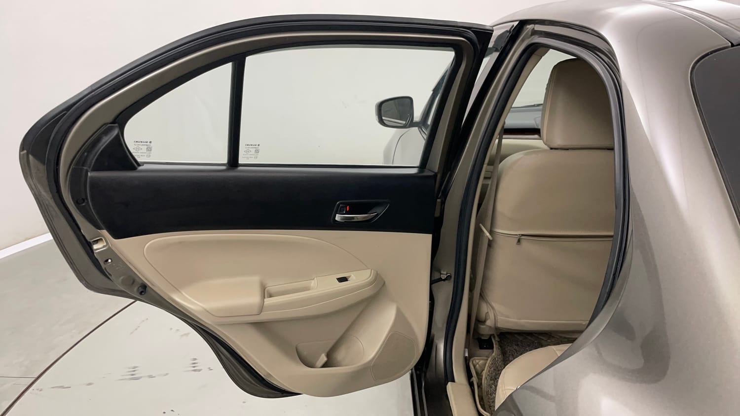 Used 2019 Maruti Suzuki Dzire ZXi AMT Petrol Automatic interior LEFT REAR DOOR OPEN VIEW