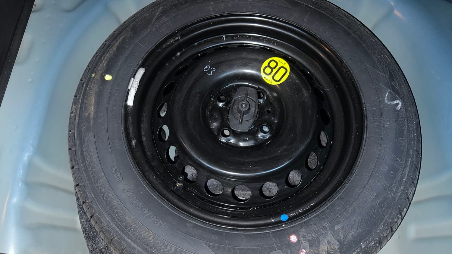 Used 2018 Maruti Suzuki Baleno Alpha 1.2 Petrol Manual tyres SPARE TYRE VIEW