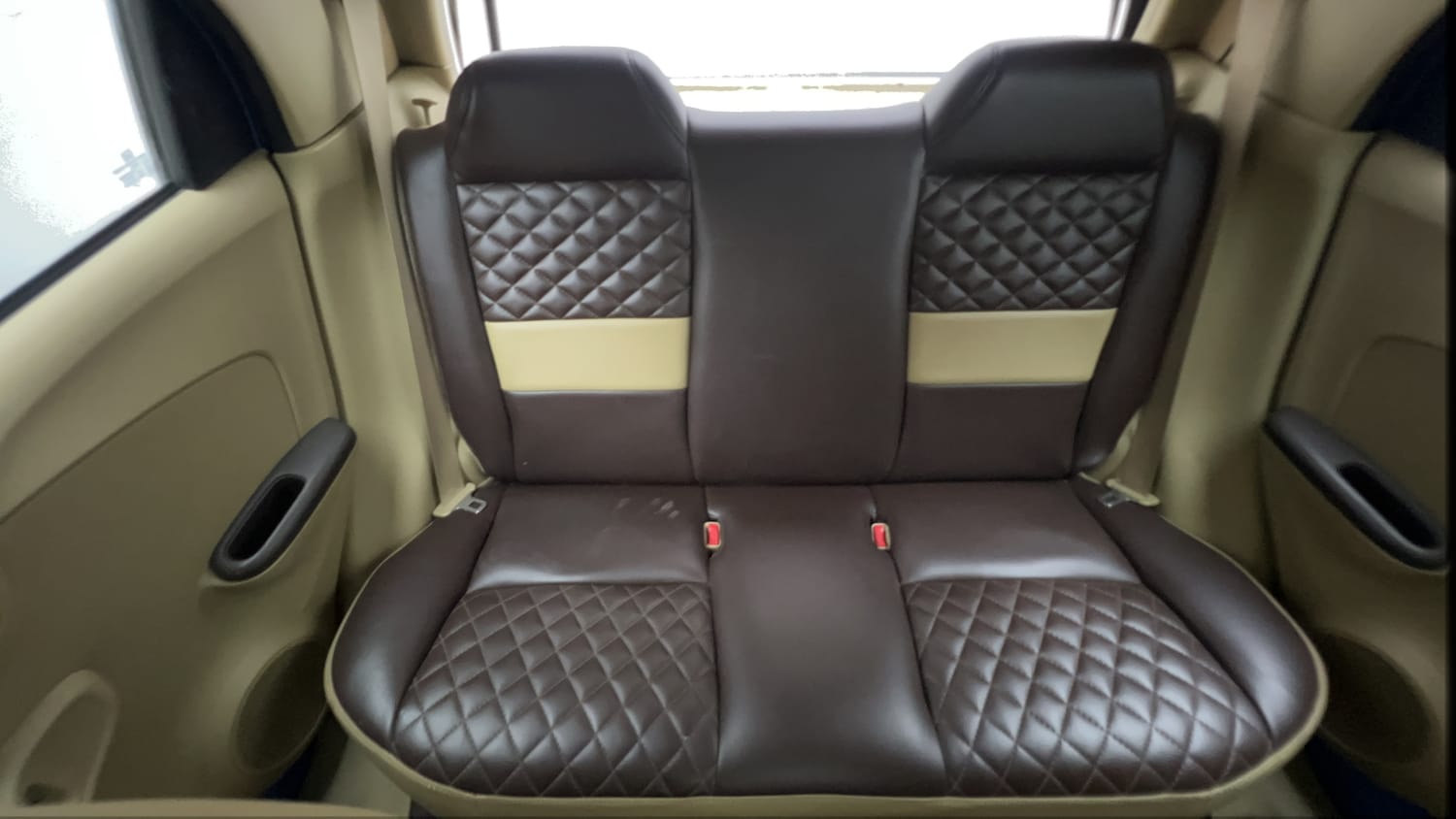 Used 2013 Honda Brio S MT Petrol Manual interior REAR SEAT CONDITION VIEW