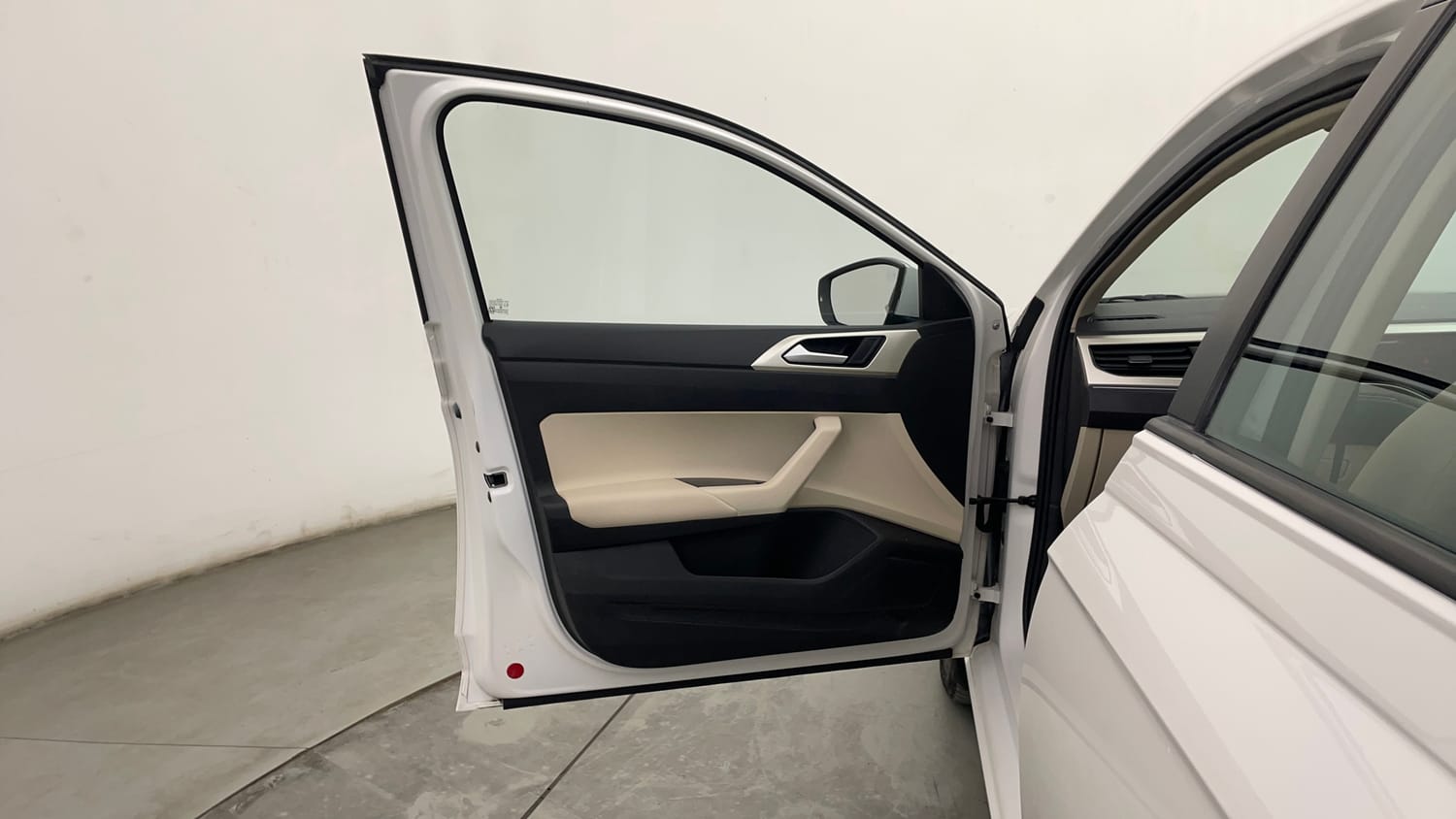 Used 2023 Volkswagen Virtus Highline 1.0 TSI MT Petrol Manual interior LEFT FRONT DOOR OPEN VIEW