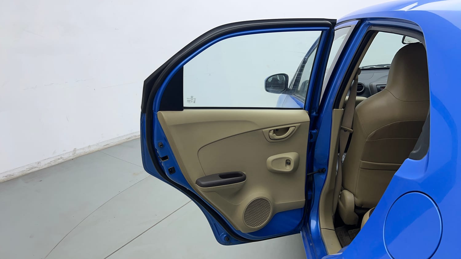 Used 2013 Honda Brio S MT Petrol Manual interior LEFT REAR DOOR OPEN VIEW