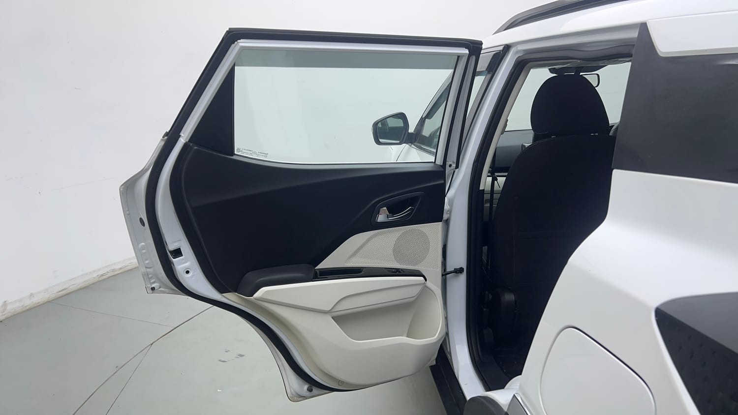 Used 2025 Mahindra XUV 3XO AX5 1.2 Petrol Petrol Manual interior LEFT REAR DOOR OPEN VIEW