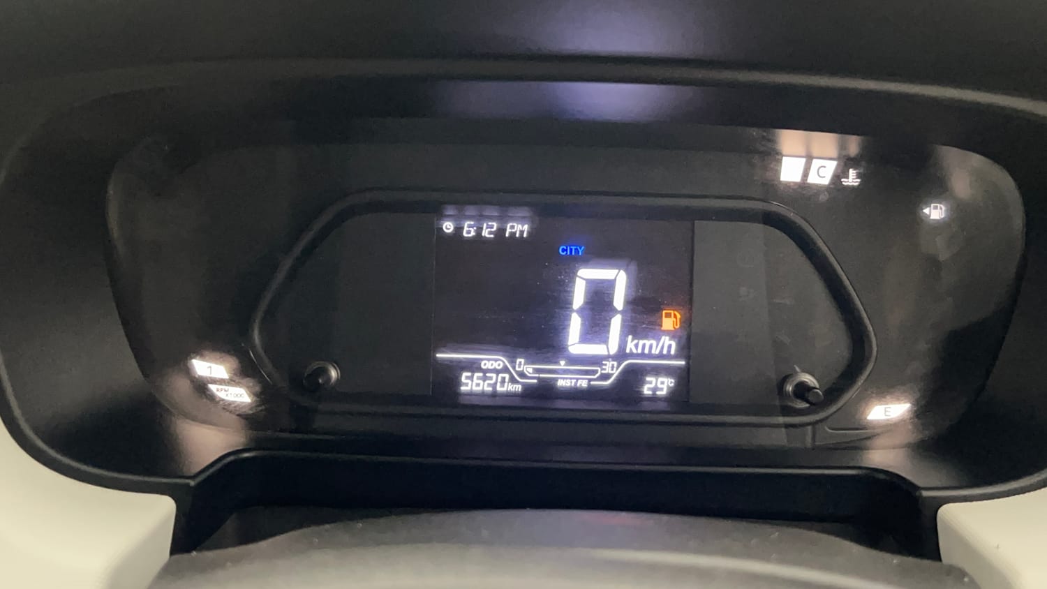 Used 2024 Tata Punch Pure MT Petrol Manual interior CLUSTERMETER VIEW