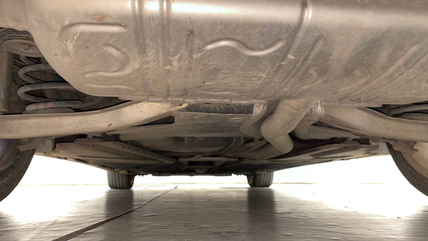 Used 2016 Mercedes-Benz CLA 200 CDI Sport Diesel Automatic extra REAR UNDERBODY VIEW (TAKEN FROM REAR)