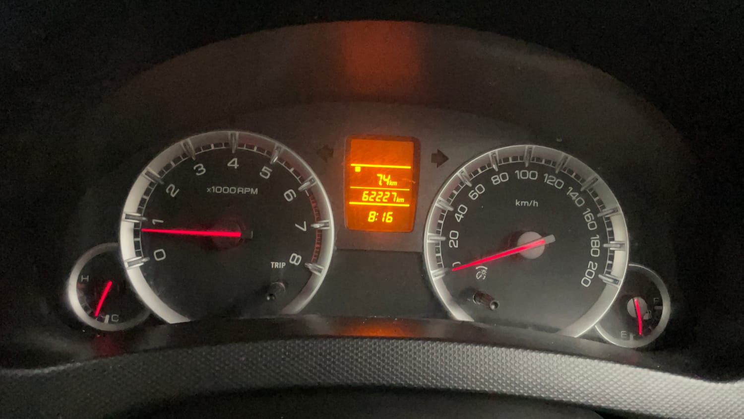 Used 2015 Maruti Suzuki Swift VXi Petrol Manual interior CLUSTERMETER VIEW