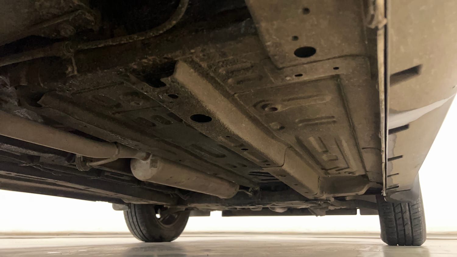 Used 2023 Tata Punch Adventure AMT Petrol Automatic extra REAR RIGHT UNDERBODY VIEW