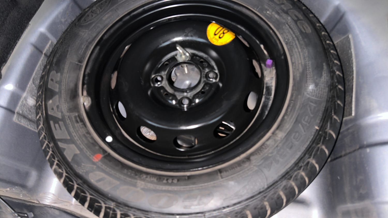 Used 2019 Tata Tiago Revotron XZA Plus Petrol Automatic tyres SPARE TYRE VIEW