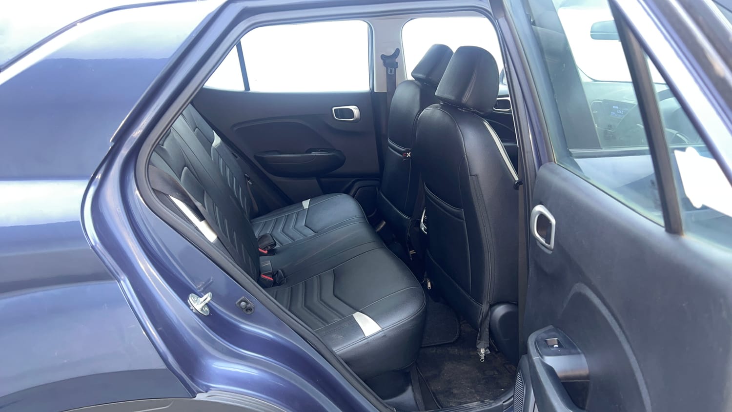 Used 2019 Hyundai Venue S 1.2 Petrol Petrol Manual interior RIGHT SIDE REAR DOOR CABIN VIEW