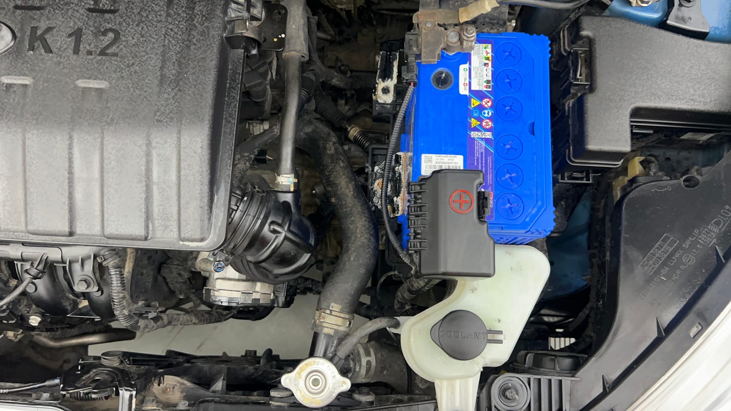 Used 2019 Hyundai Grand i10 Magna 1.2 Kappa VTVT Petrol Manual engine ENGINE LEFT SIDE VIEW