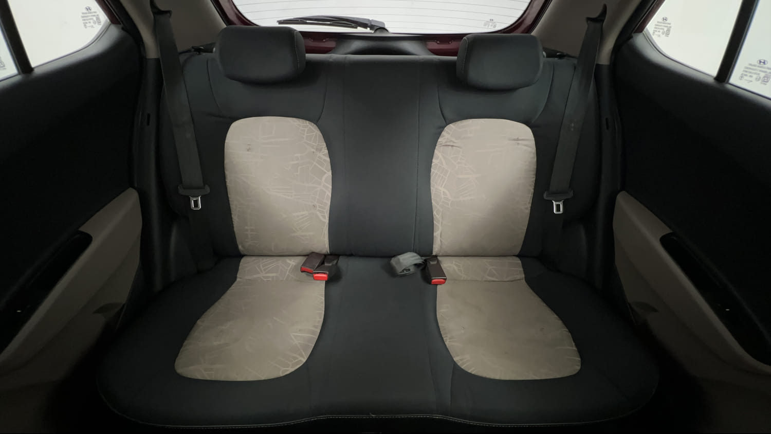 Used 2013 Hyundai Grand i10 Asta 1.2 Kappa VTVT (O) Petrol Manual interior REAR SEAT CONDITION VIEW
