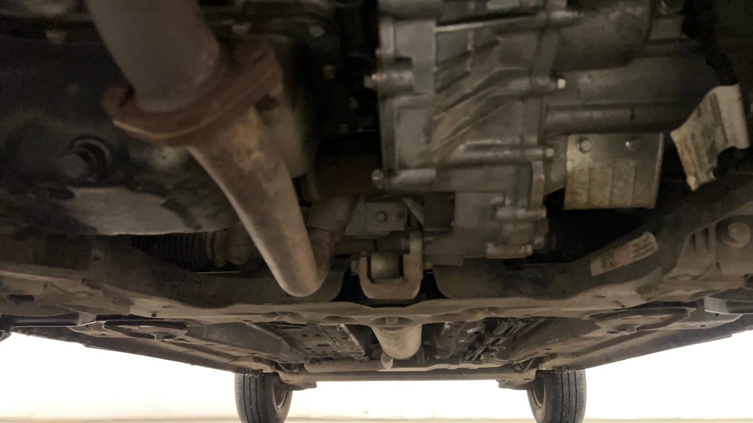 Used 2023 Tata Punch Adventure AMT Petrol Automatic extra FRONT LEFT UNDERBODY VIEW